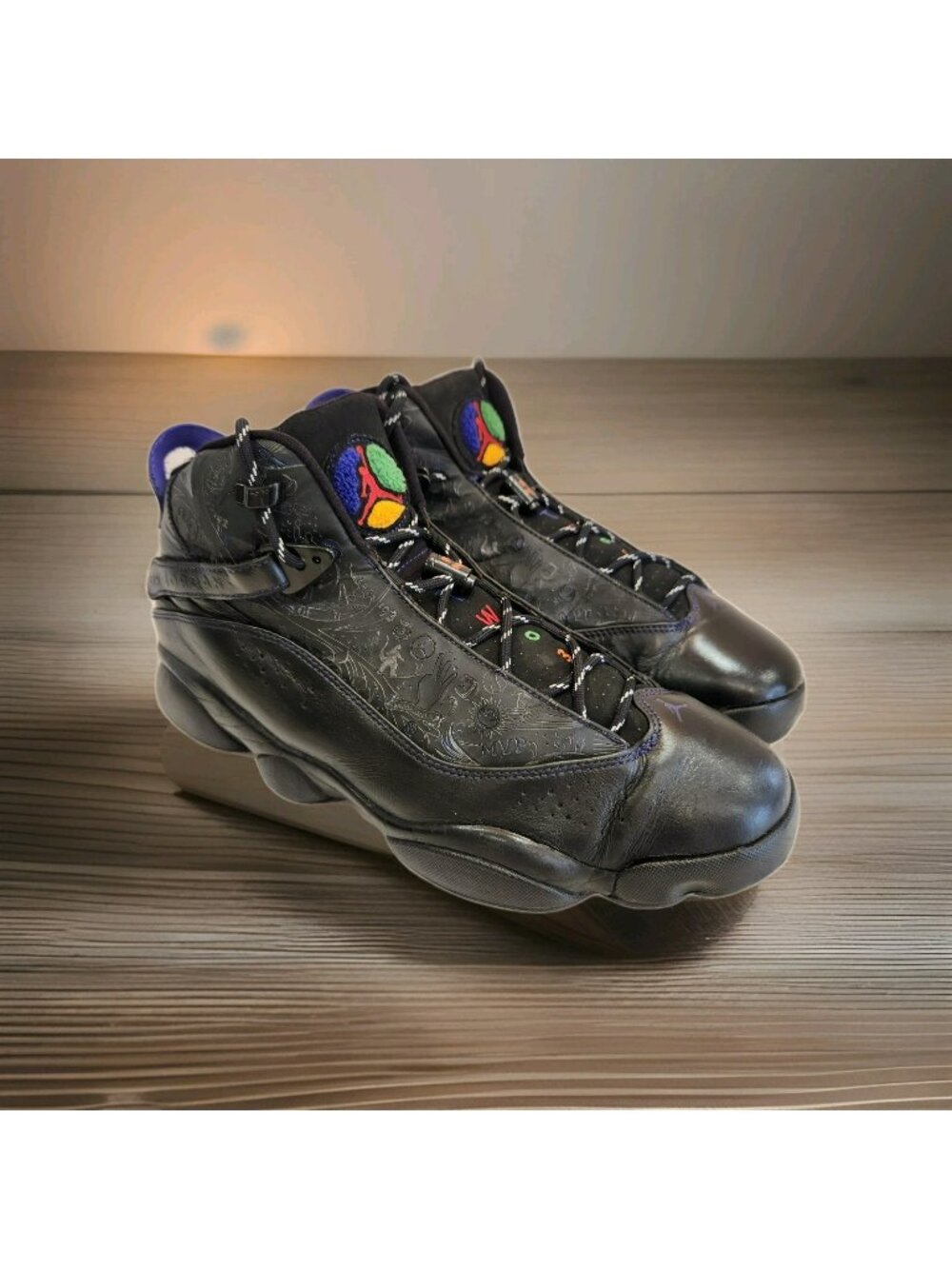 Jordan 6 Rings Six Championships 2008 Mens Size 12.5 Black Colorway 322992-061
